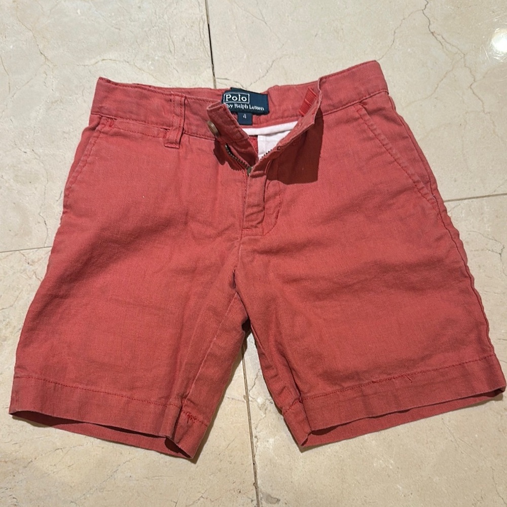 Polo by Ralph Lauren kid’s Linen Shorts, 4T